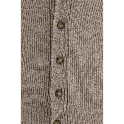 Beige Wool Oves Aries Cardigan