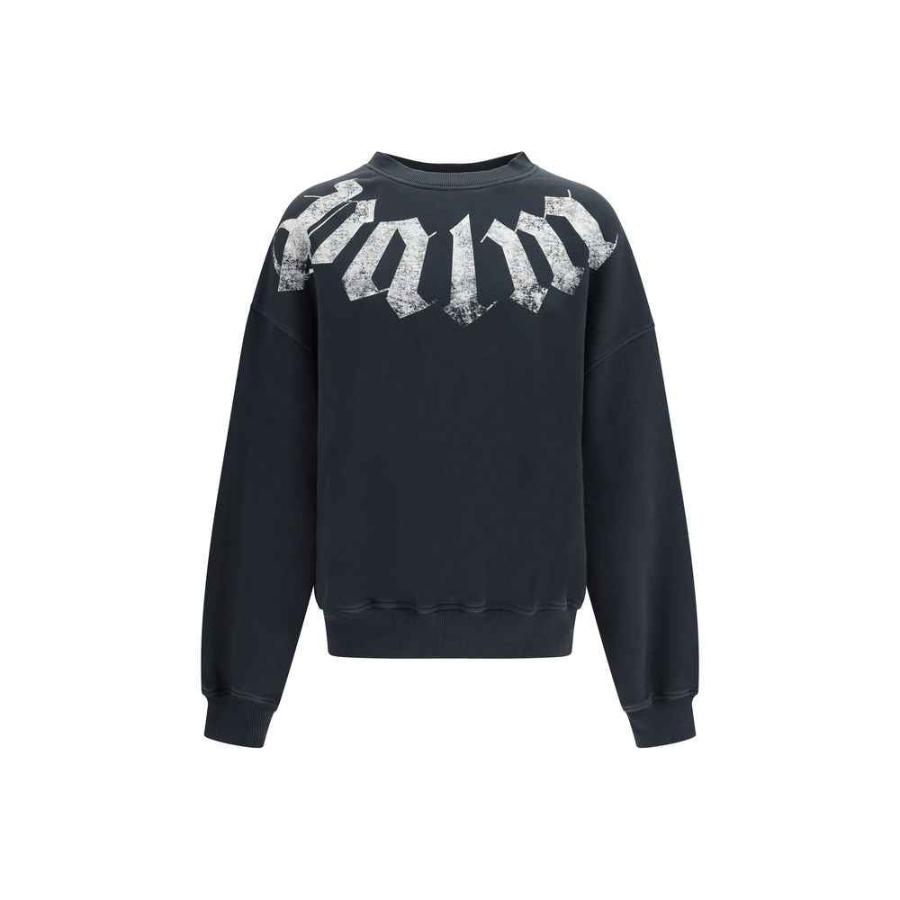 Black Cotton Sweatshirt