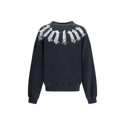 Black Cotton Sweatshirt