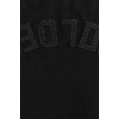 Black Cotton Sweatshirt