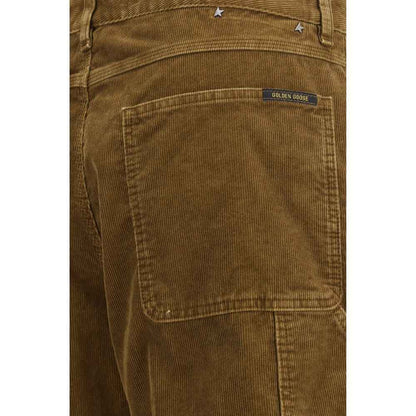 Brown Cotton Cargo Pants