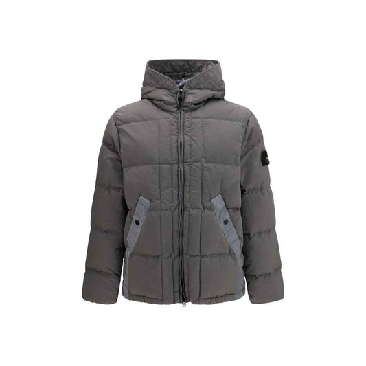 Bicolor Polyamide Full-Length Jacket