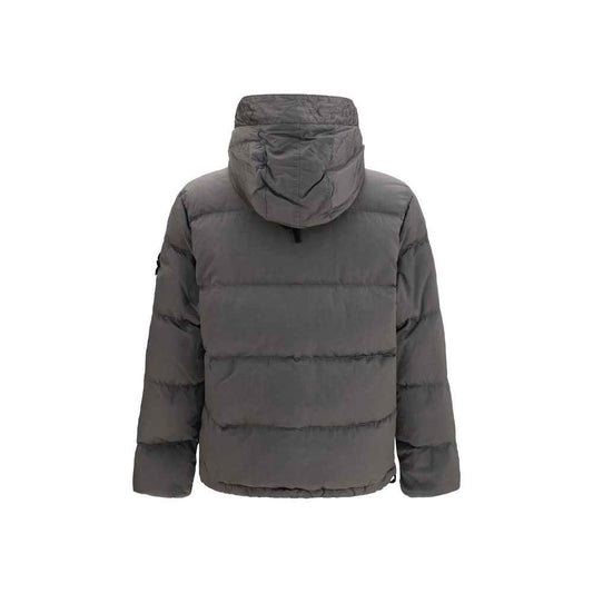Bicolor Polyamide Full-Length Jacket