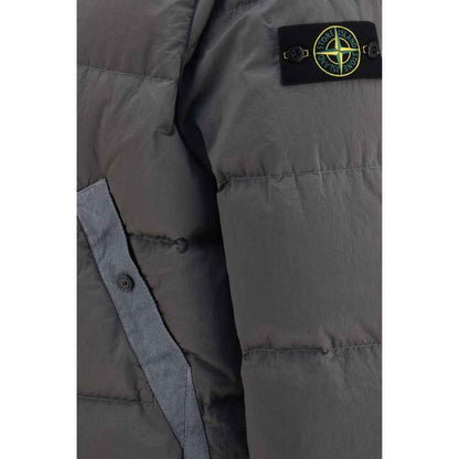 Bicolor Polyamide Full-Length Jacket