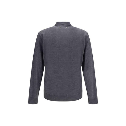 Gray Wool Oves Aries Dress Shirt