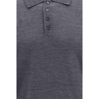 Gray Wool Oves Aries Dress Shirt