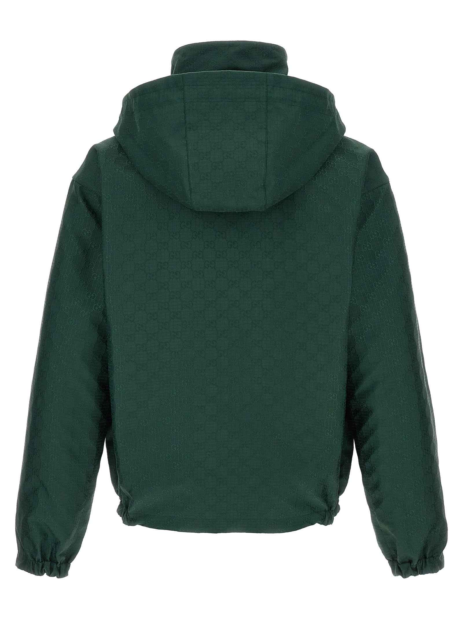 Bicolor Cotton Shell Jacket