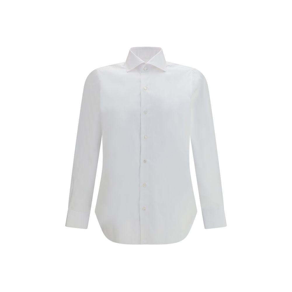 White Cotton Dress Shirt