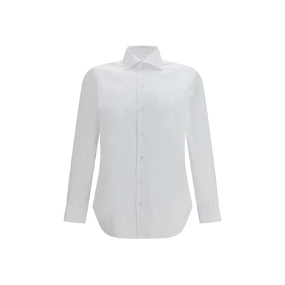 White Cotton Dress Shirt