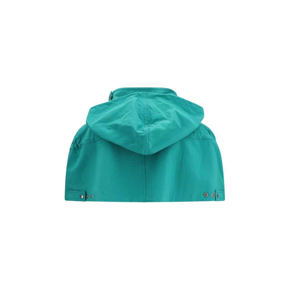 Blue Nylon Coat