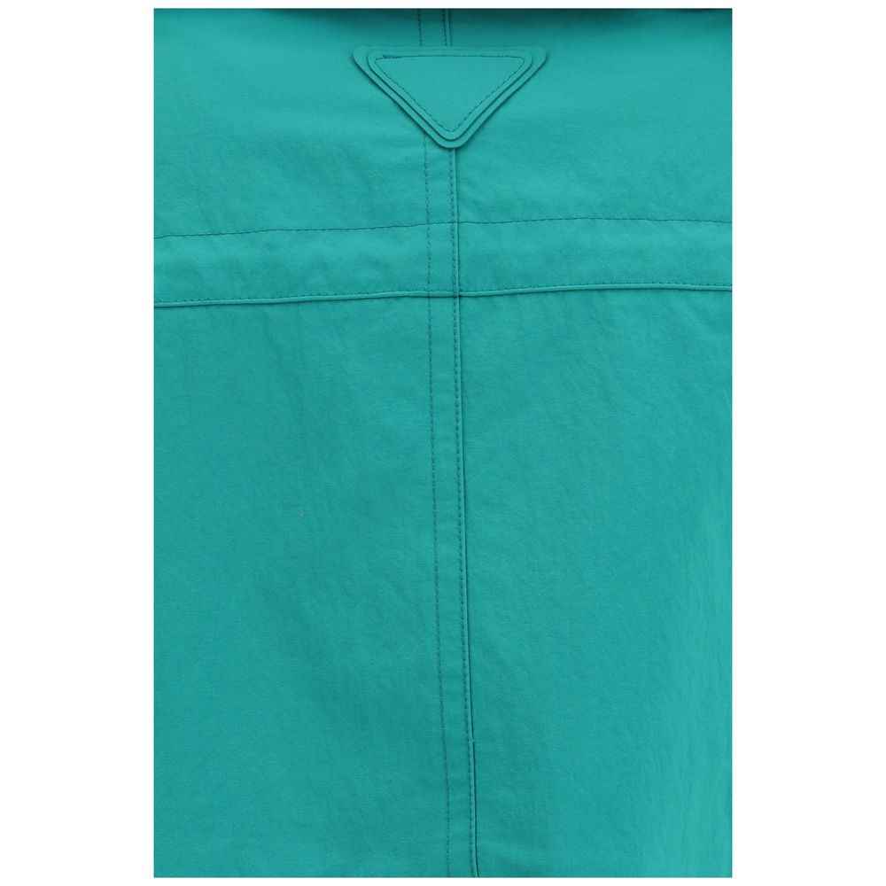 Blue Nylon Coat