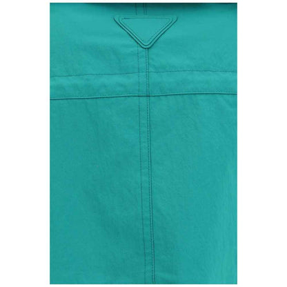 Blue Nylon Coat