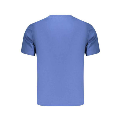 Blue Cotton Men's T-Shirt