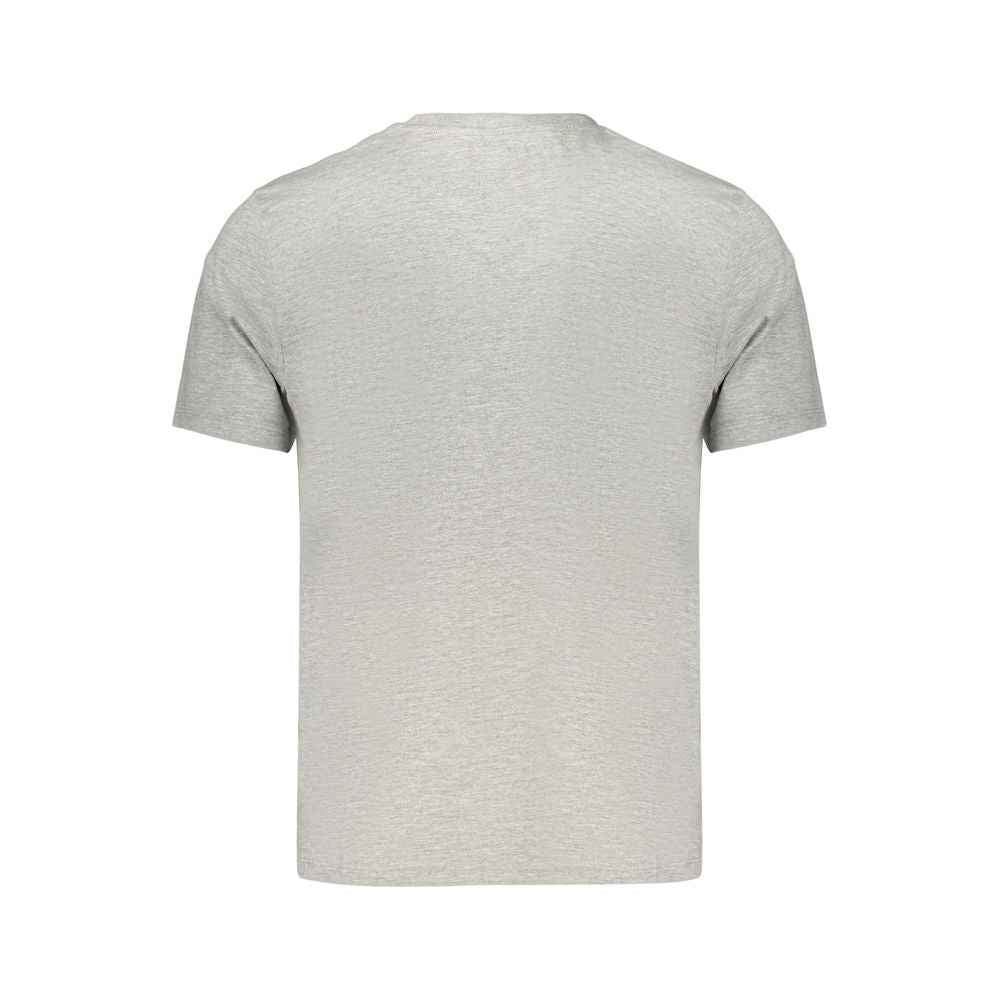 Gray Cotton Men's T-Shirt