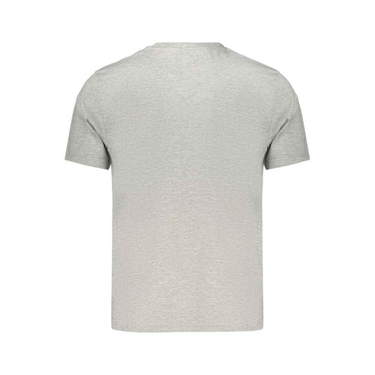 Gray Cotton Men's T-Shirt