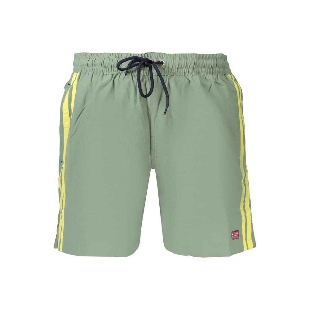 Green Poliammide Men's Swimwear