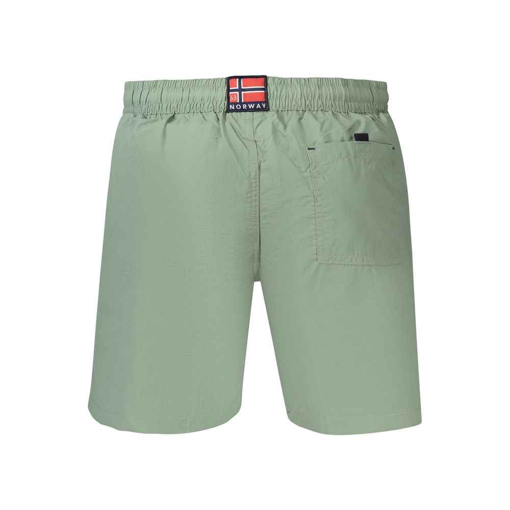 Green Poliammide Men's Swimwear