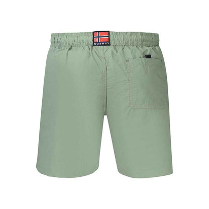 Green Poliammide Men's Swimwear