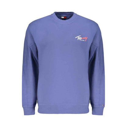 Blue Cotton Men's Sweatshirt