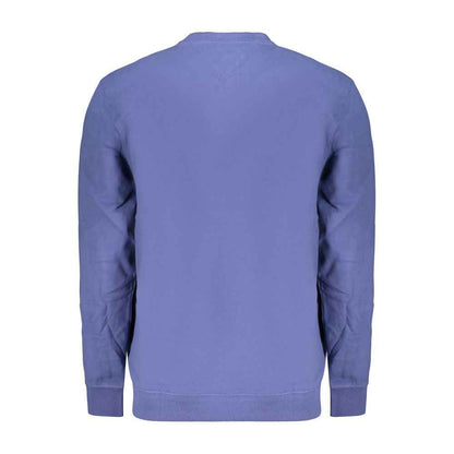Blue Cotton Men's Sweatshirt