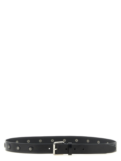 Black Calfskin Regular Belt