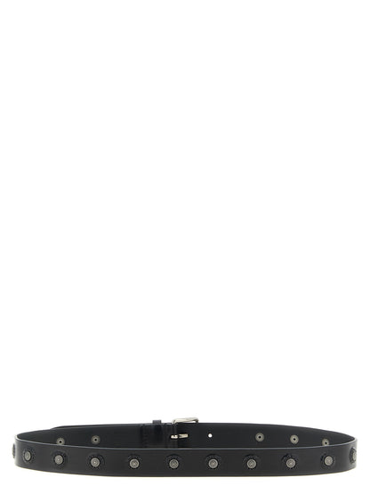 Black Calfskin Regular Belt