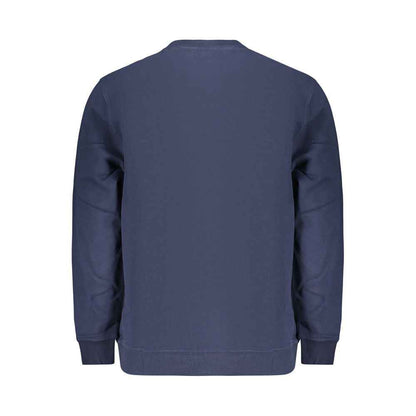 Blue Cotton Men's Sweatshirt