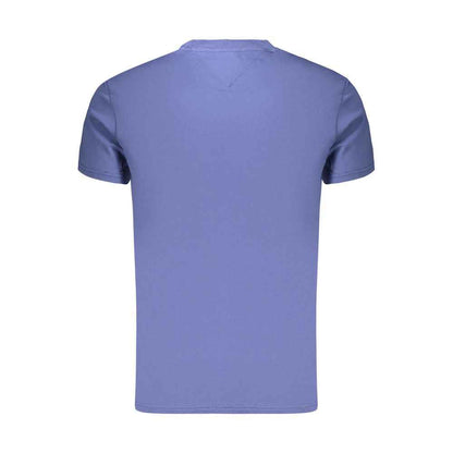 Blue Cotton Men's T-Shirt