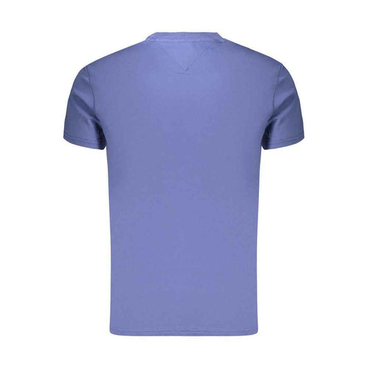 Blue Cotton Men's T-Shirt