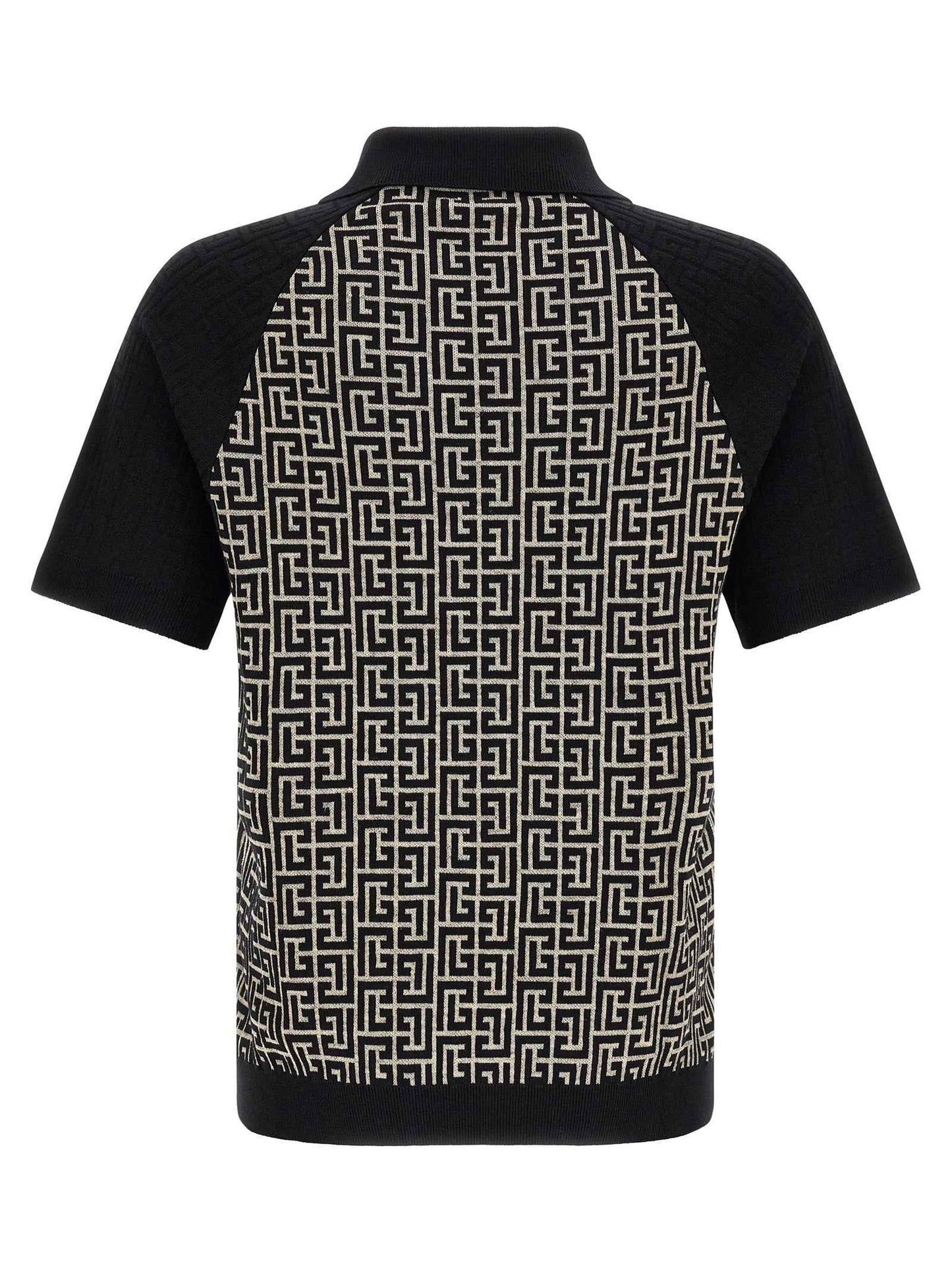Bicolor Cotton Polo Shirt