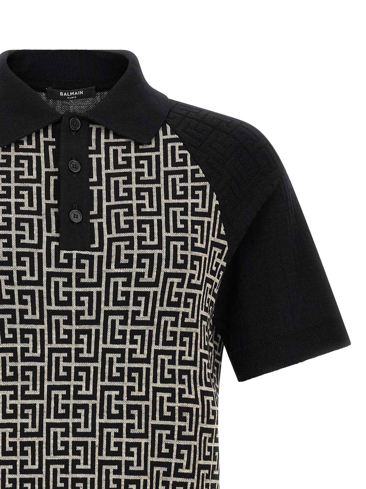 Bicolor Cotton Polo Shirt
