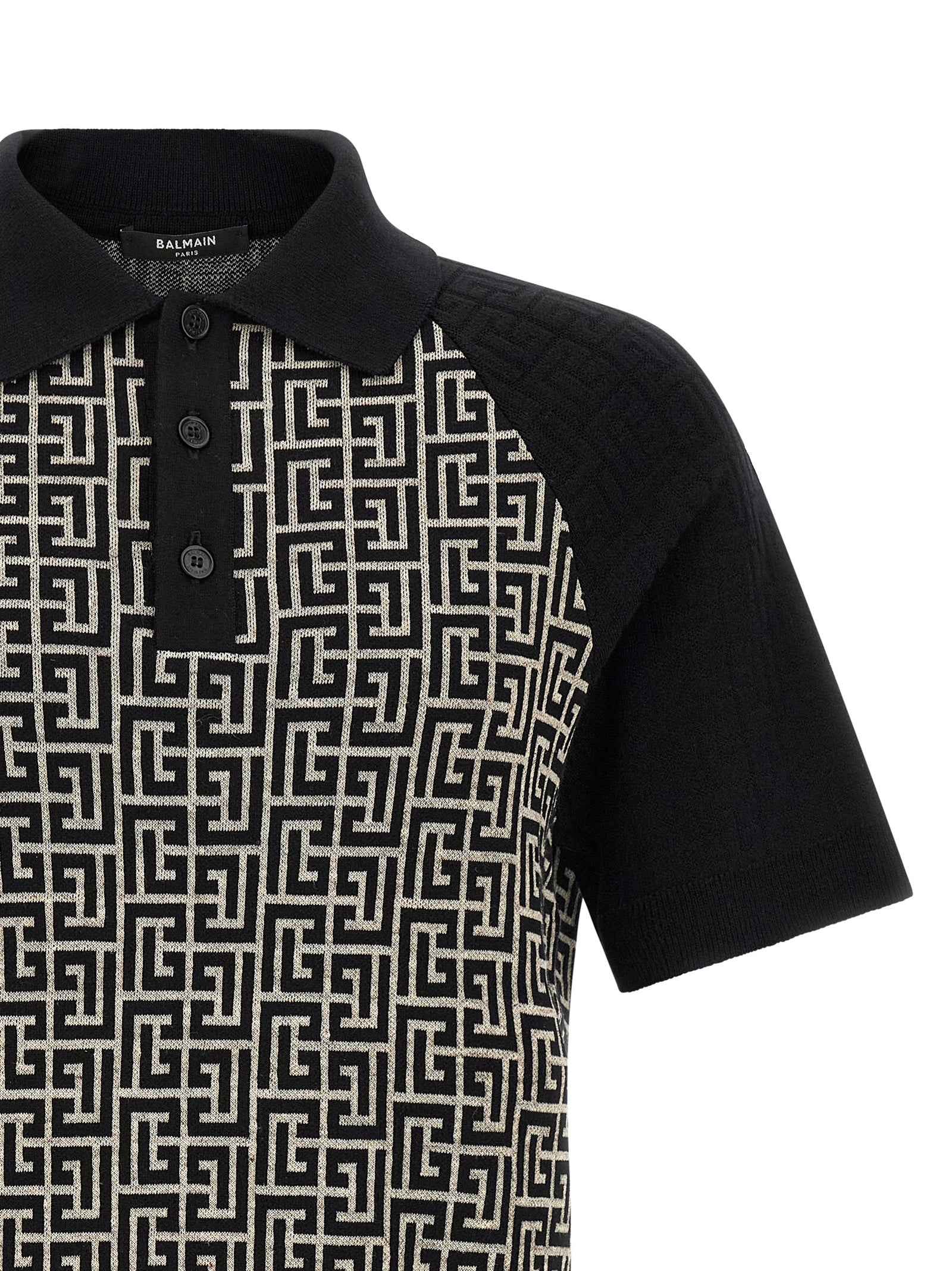 Bicolor Cotton Polo Shirt