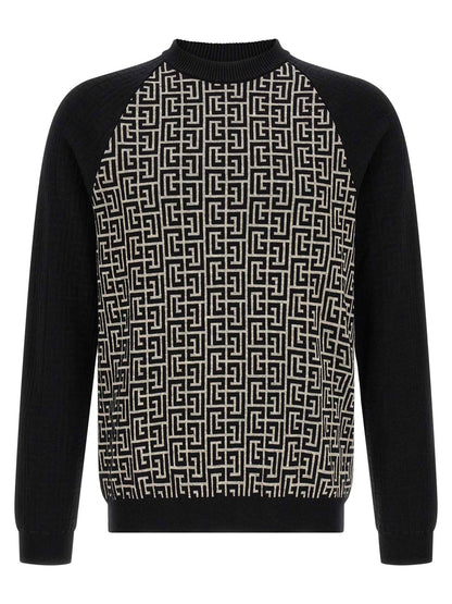 Bicolor Cotton Cardigan