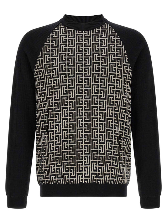 Bicolor Cotton Cardigan