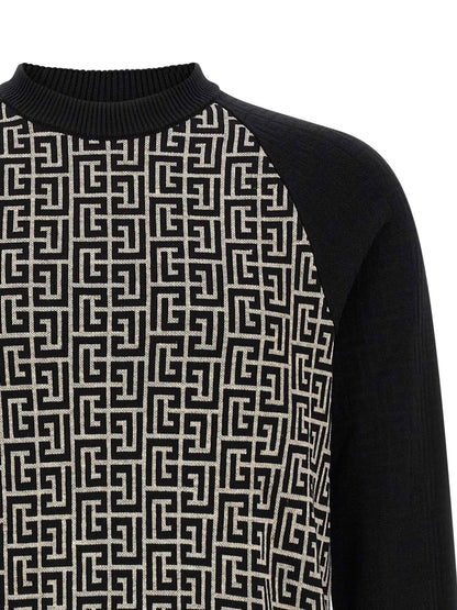 Bicolor Cotton Cardigan