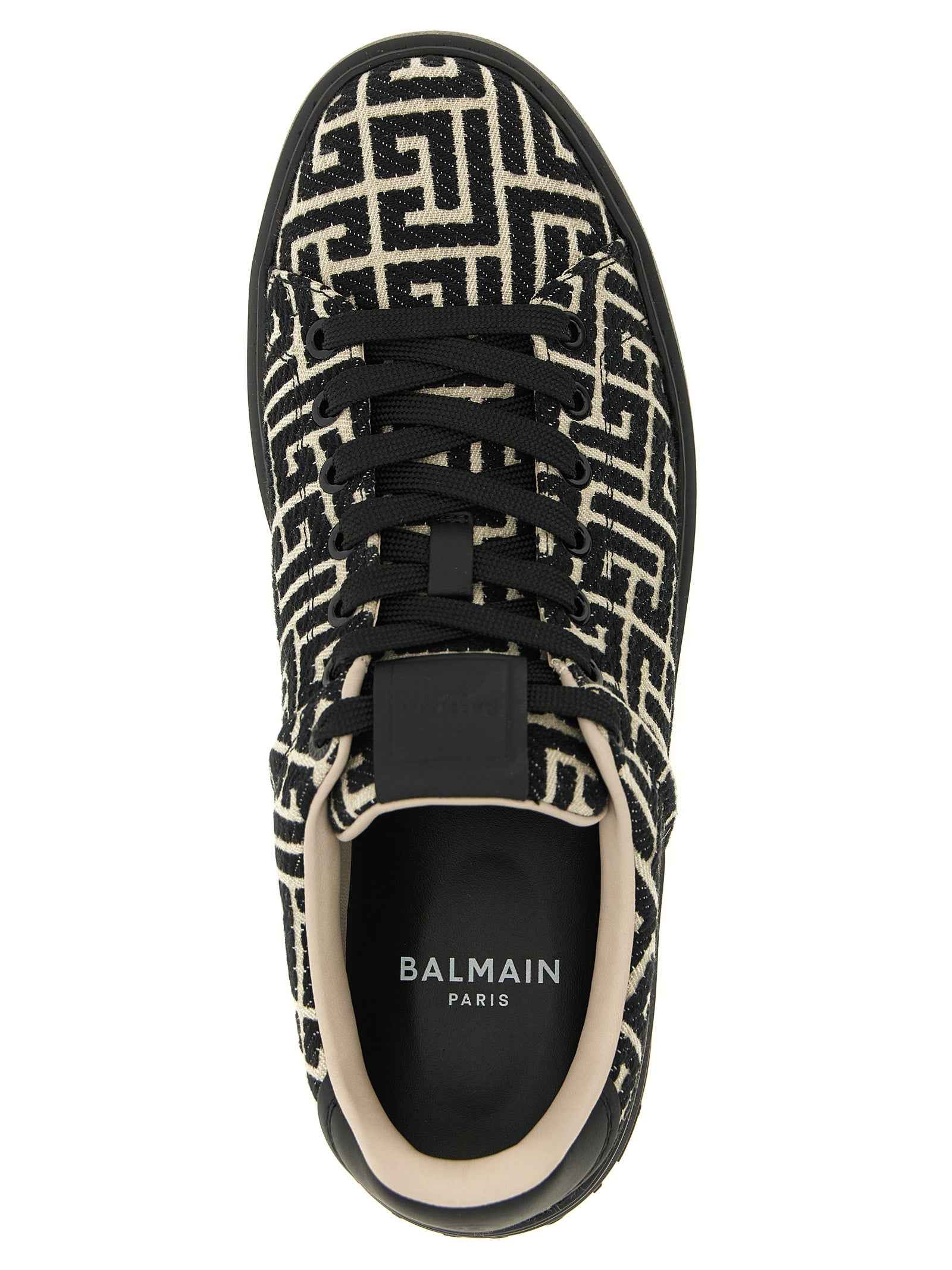 Bicolor Cotton Low Top Sneakers