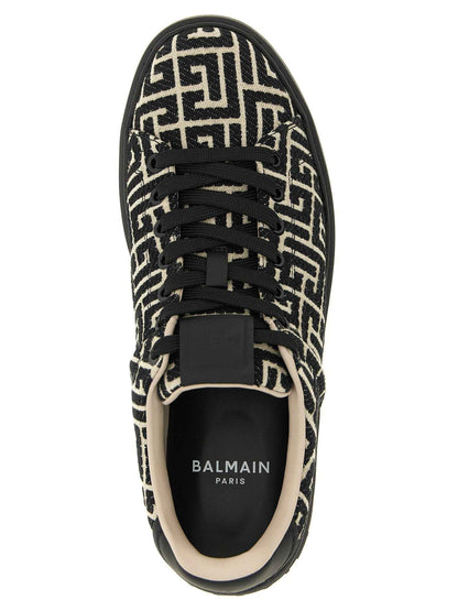 Bicolor Cotton Low Top Sneakers