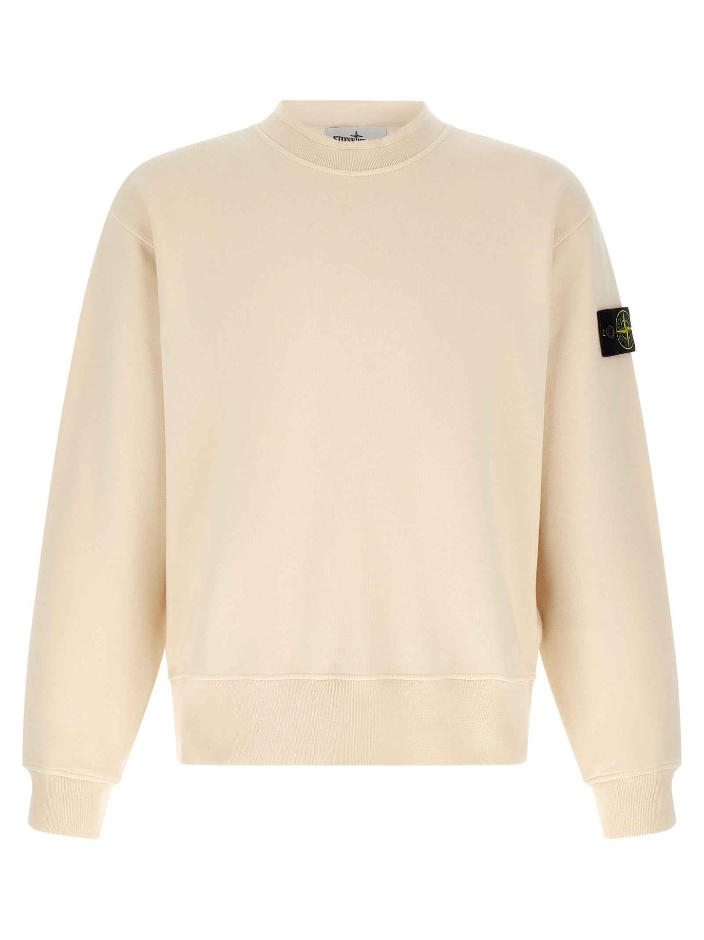 White Cotton Sweatshirt
