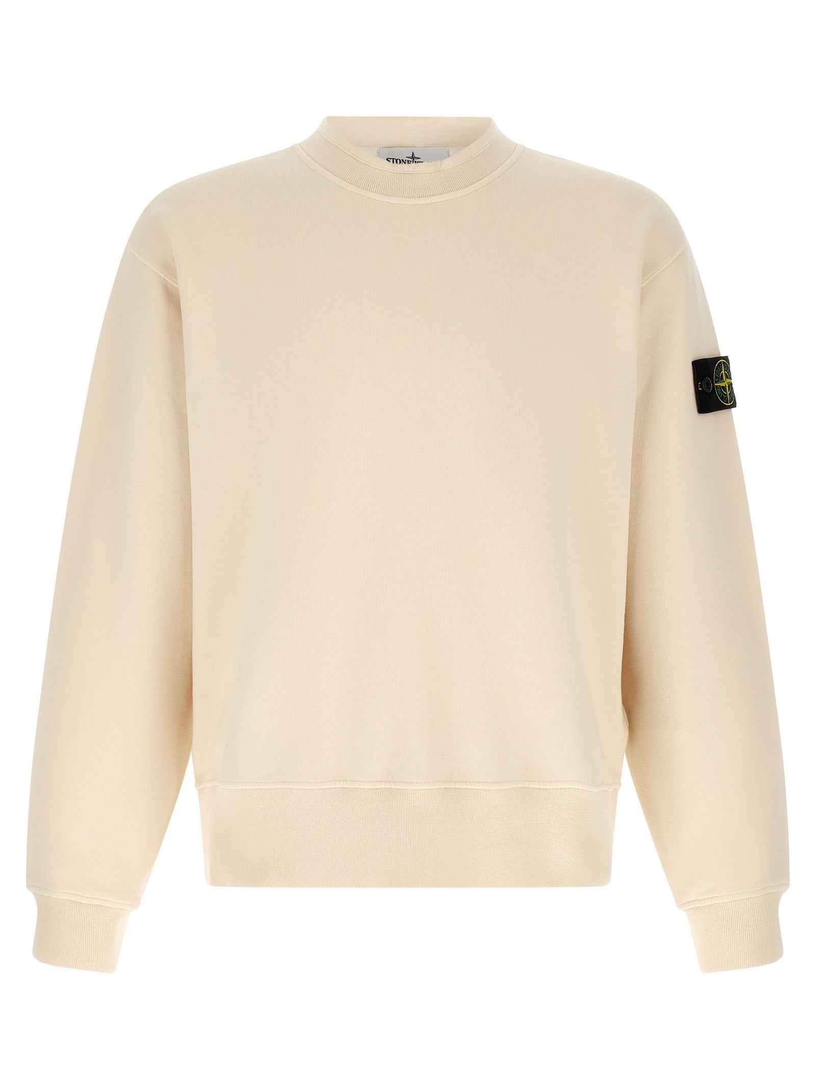 White Cotton Sweatshirt