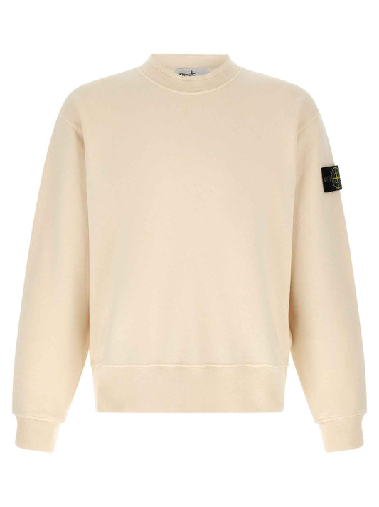 White Cotton Sweatshirt