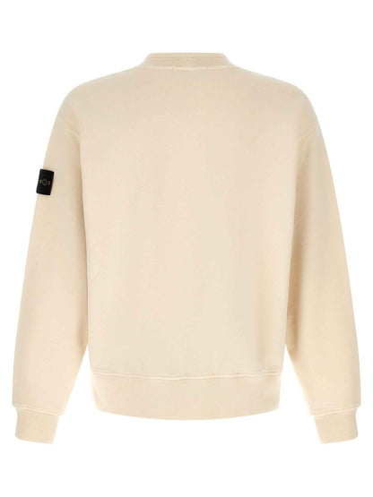 White Cotton Sweatshirt
