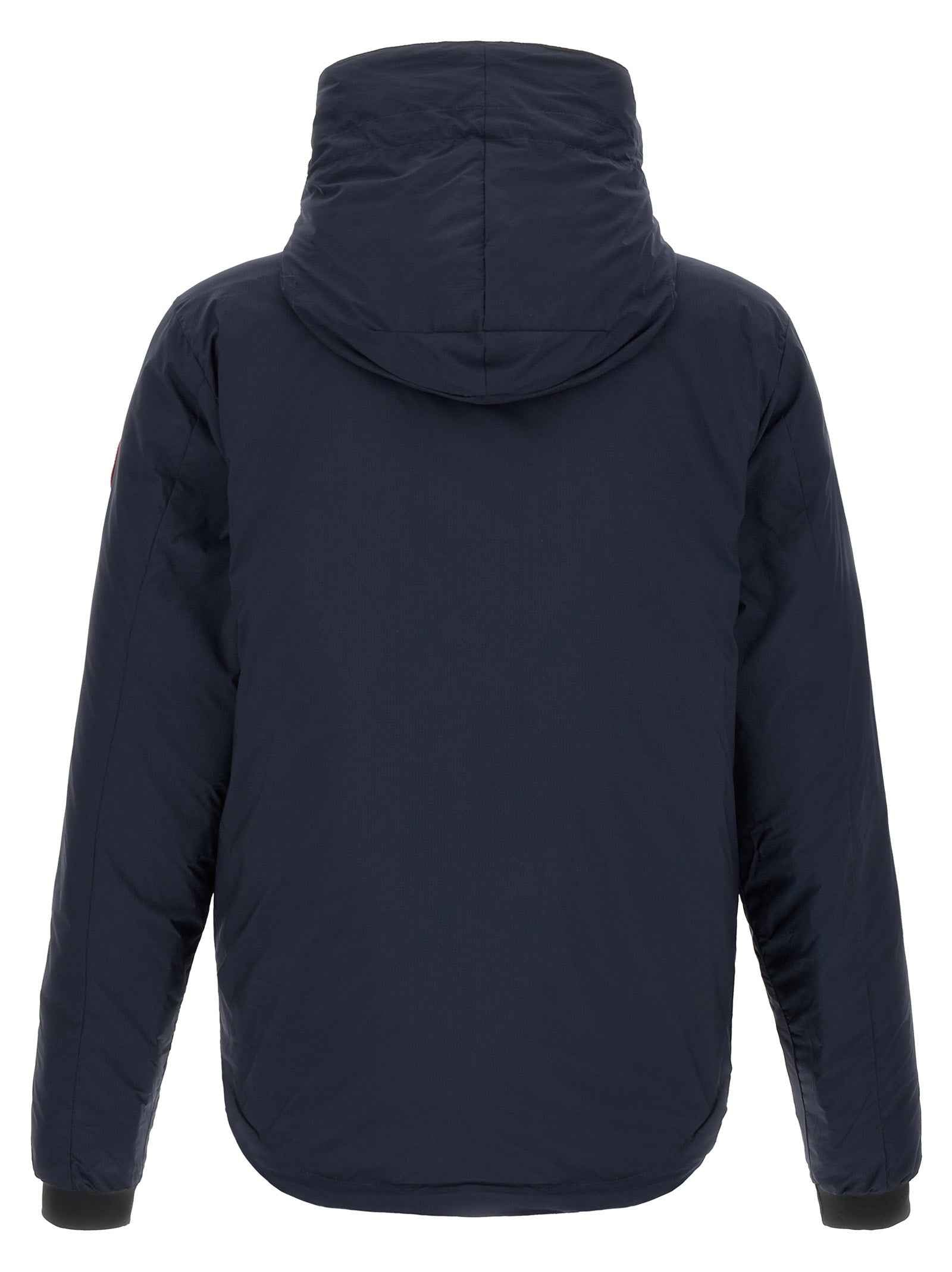 Blue Polyamide Full-Length Jacket