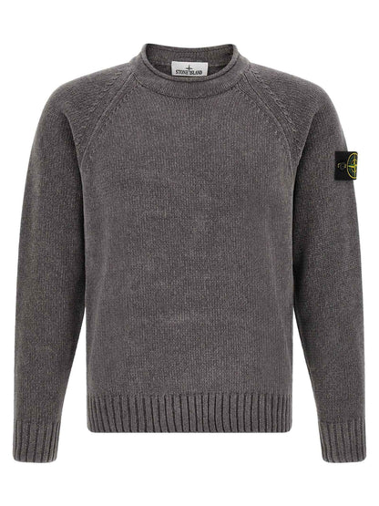 Gray Cotton Cardigan