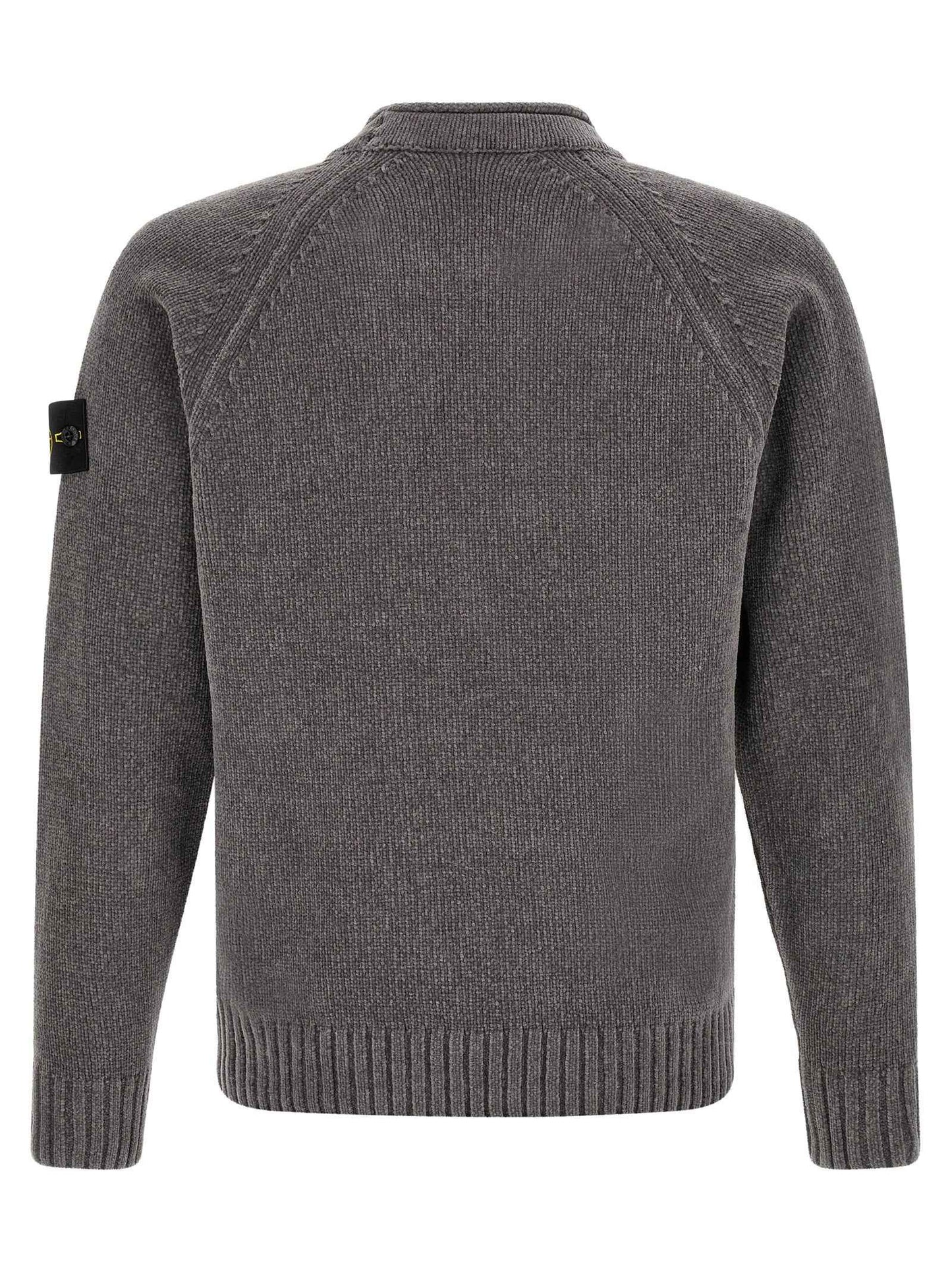 Gray Cotton Cardigan