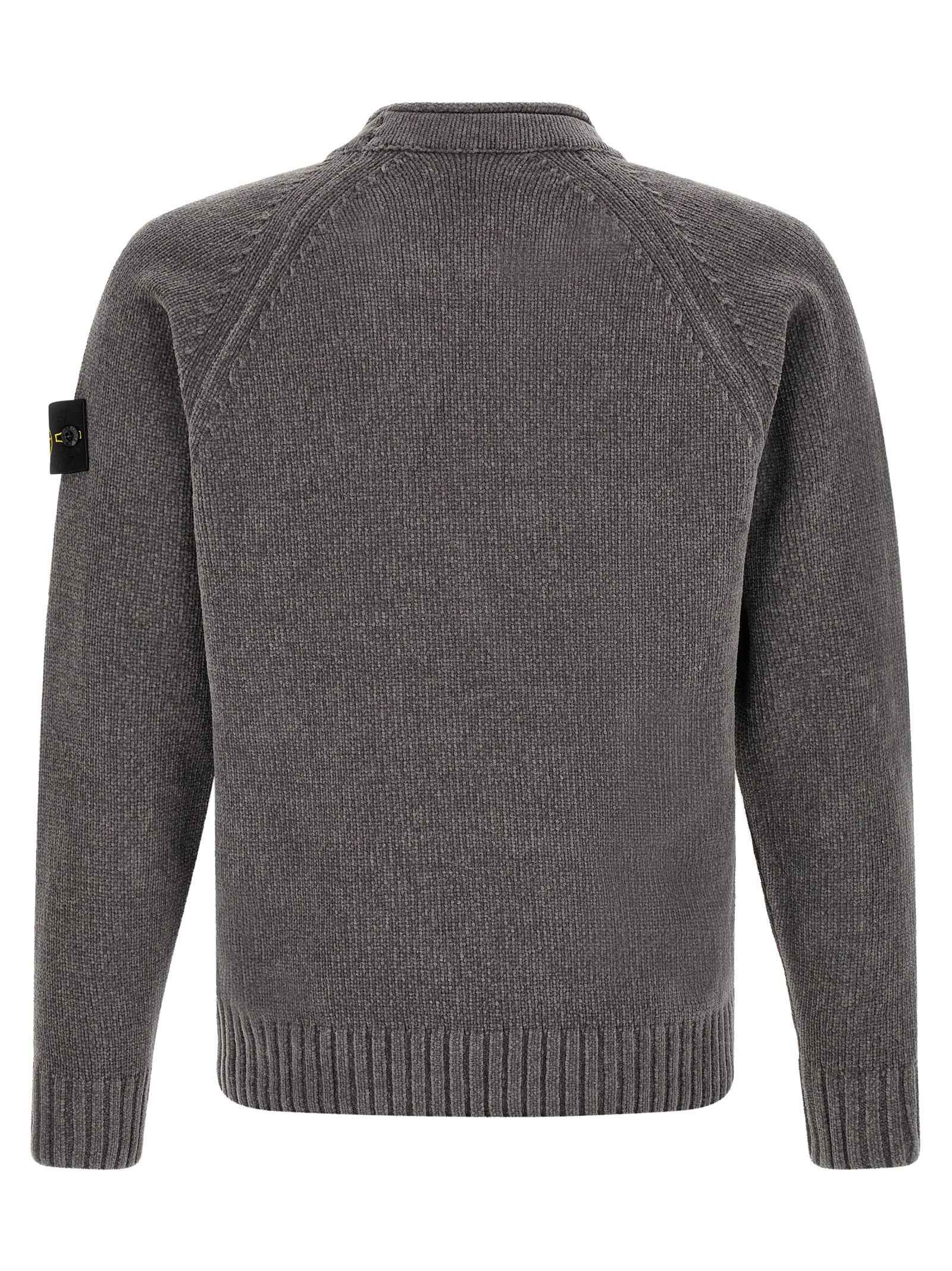 Gray Cotton Cardigan
