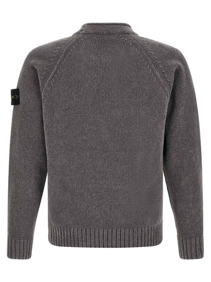 Gray Cotton Cardigan