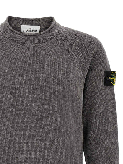 Gray Cotton Cardigan