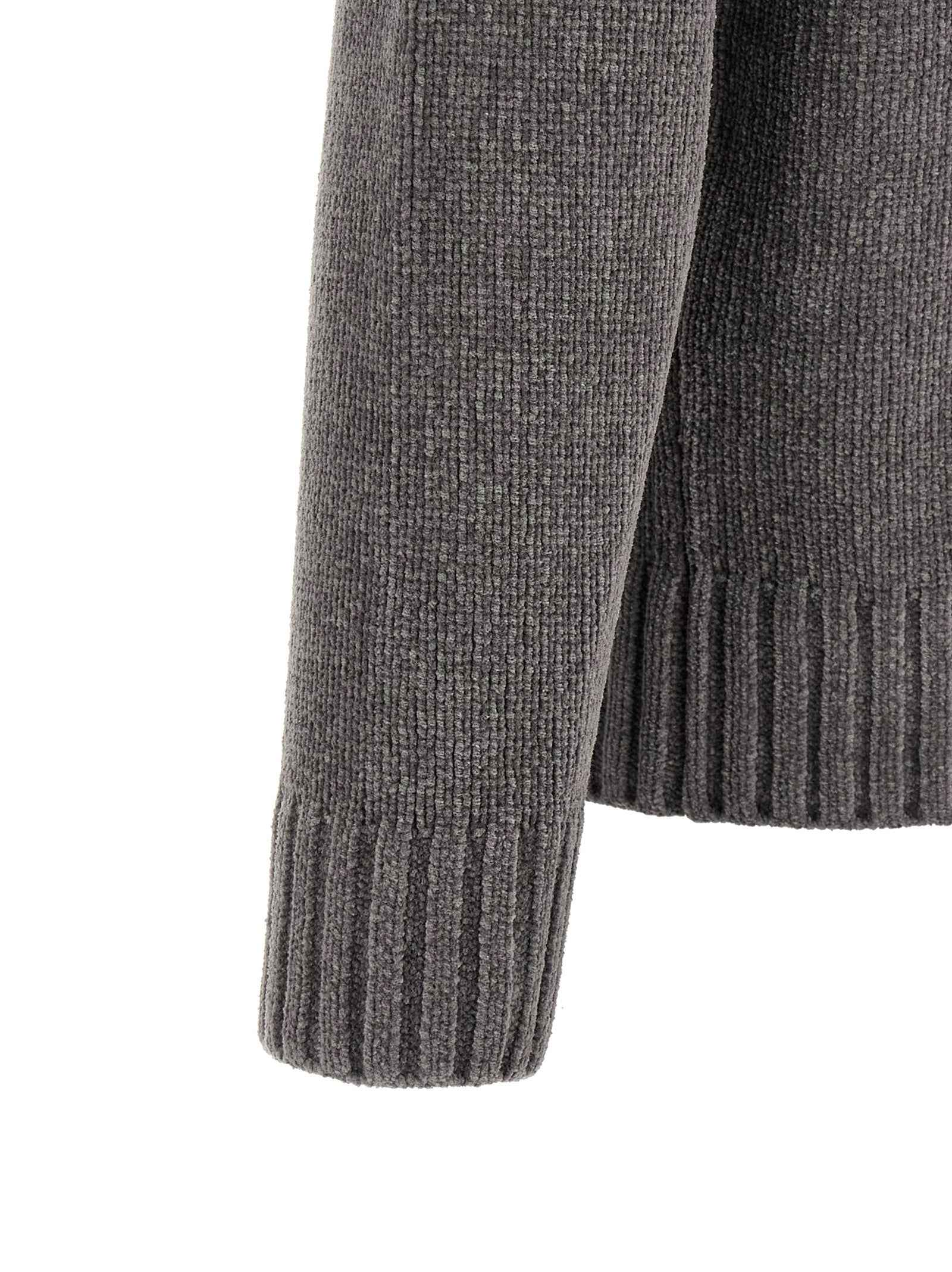 Gray Cotton Cardigan