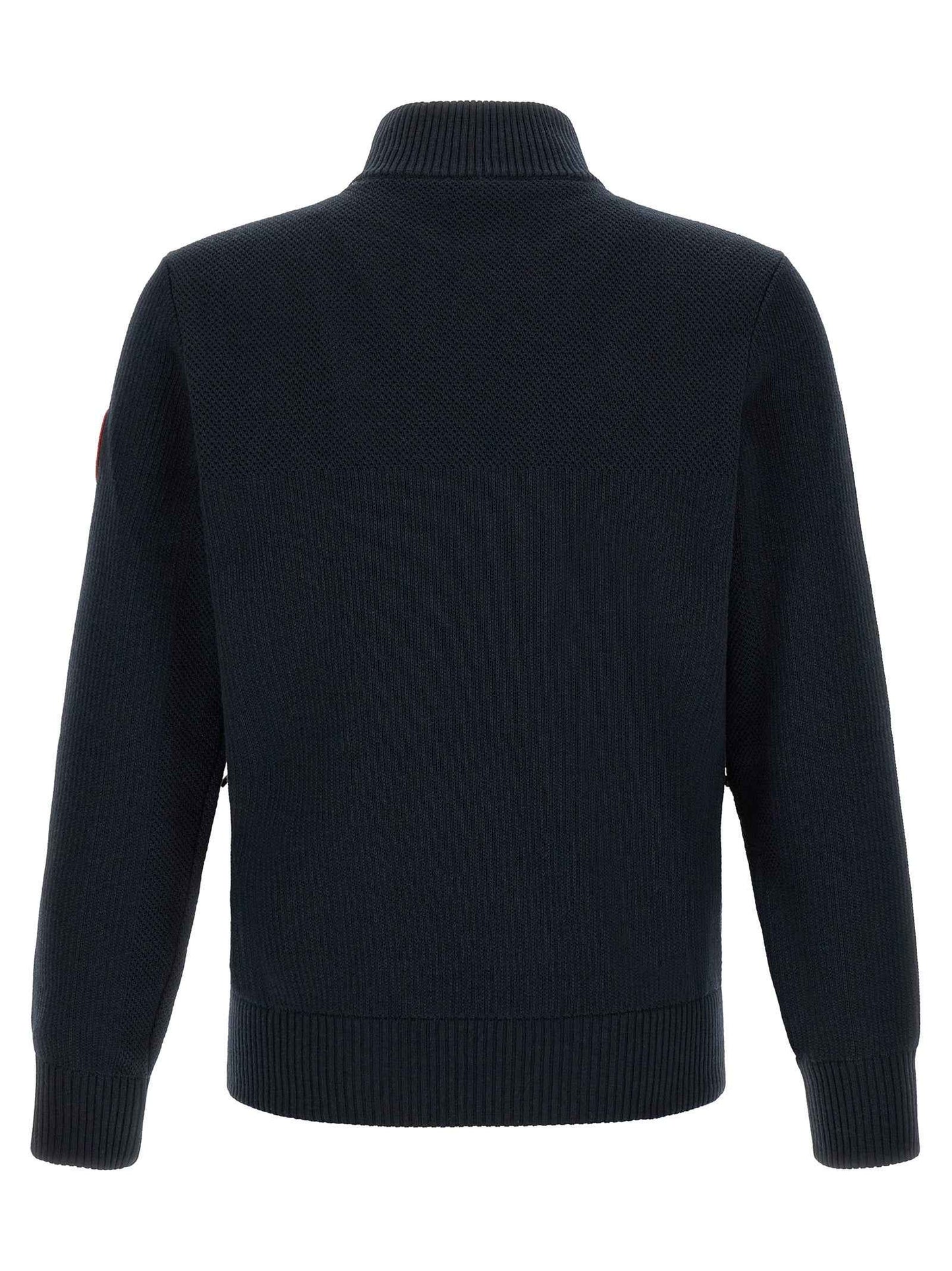 Black Wool Full-Length Jacket