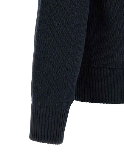 Black Wool Full-Length Jacket